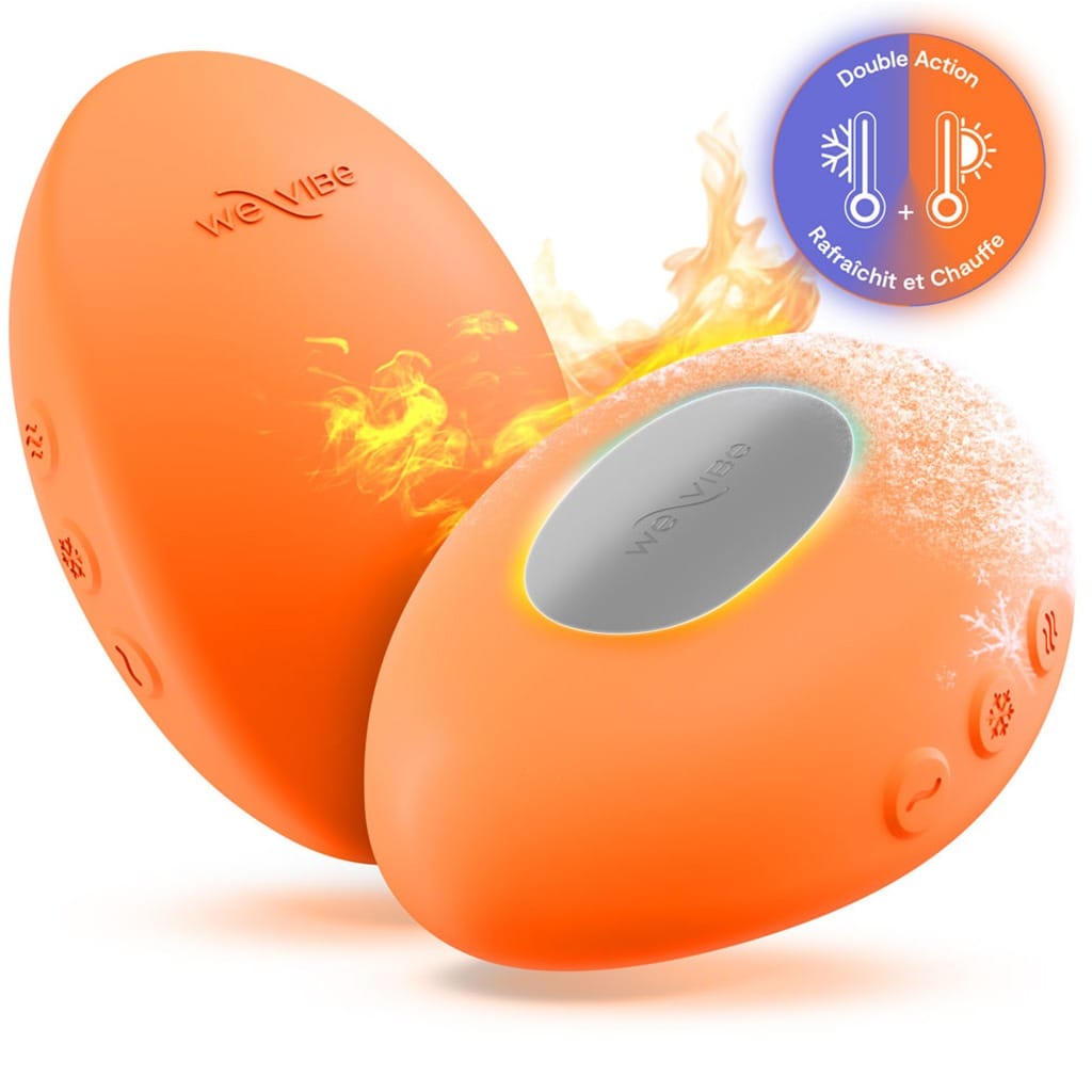 We-Vibe Temp Orange - Opleg vibrator met warmte- en koude functie