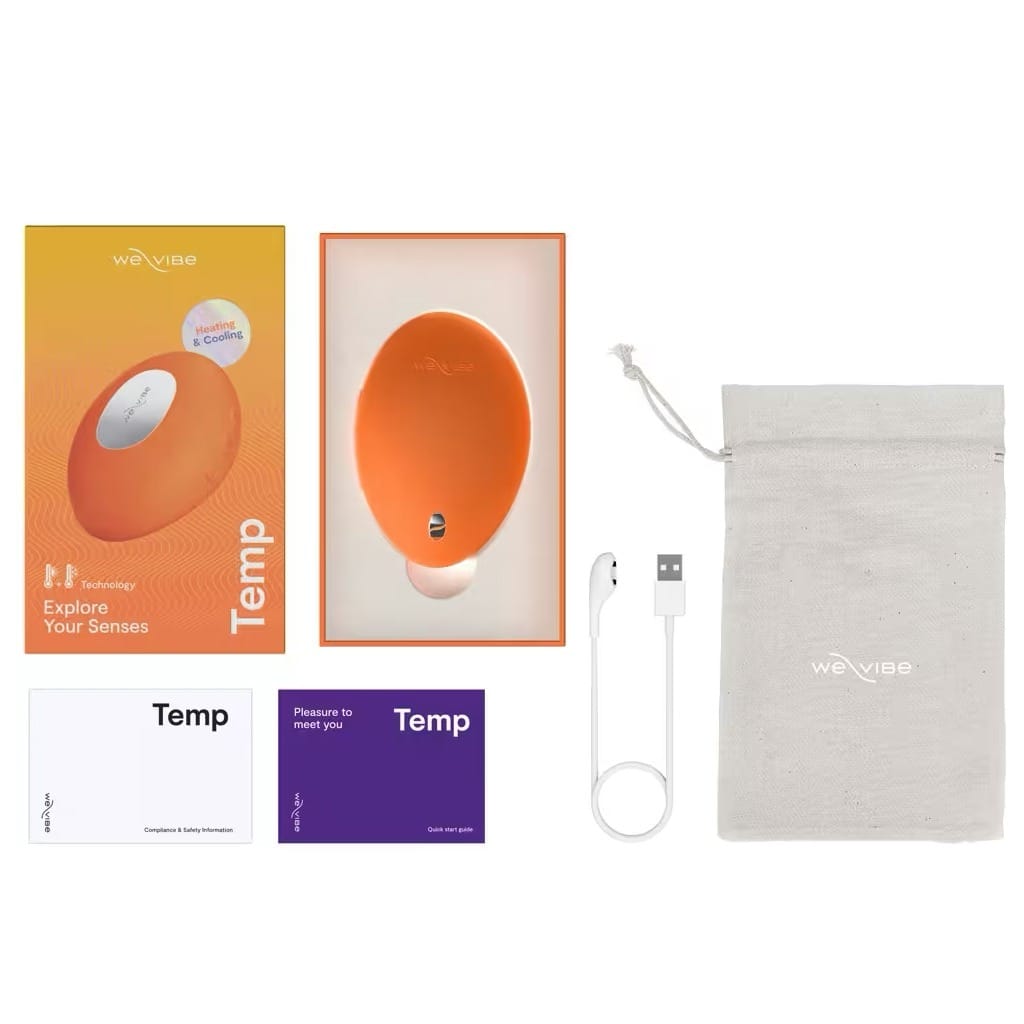 We-Vibe Temp Orange - Opleg vibrator met warmte- en koude functie