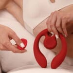 SVibe - Gizi Duo Snail Koppel Vibrator - Rood