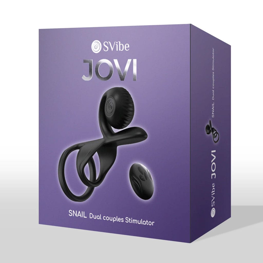 SVibe - Jovi Snail Koppel Cockring met Dubbele Stimulatie