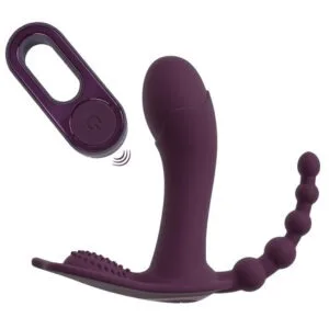 Beau Coeur – Ariva Drievoudige Panty Vibrator met Afstandsbediening