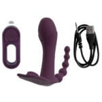 Beau Coeur – Ariva Drievoudige Panty Vibrator met Afstandsbediening