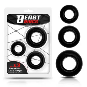Beast Rings - Cockring Set met 3 Maten