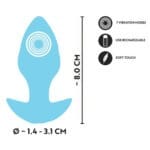 Cuties - Vibrerende Mini Buttplug Blauw