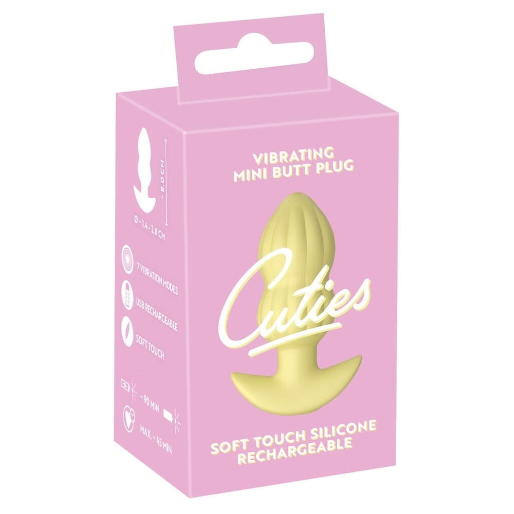 Cuties - Vibrerende Mini Buttplug Geel