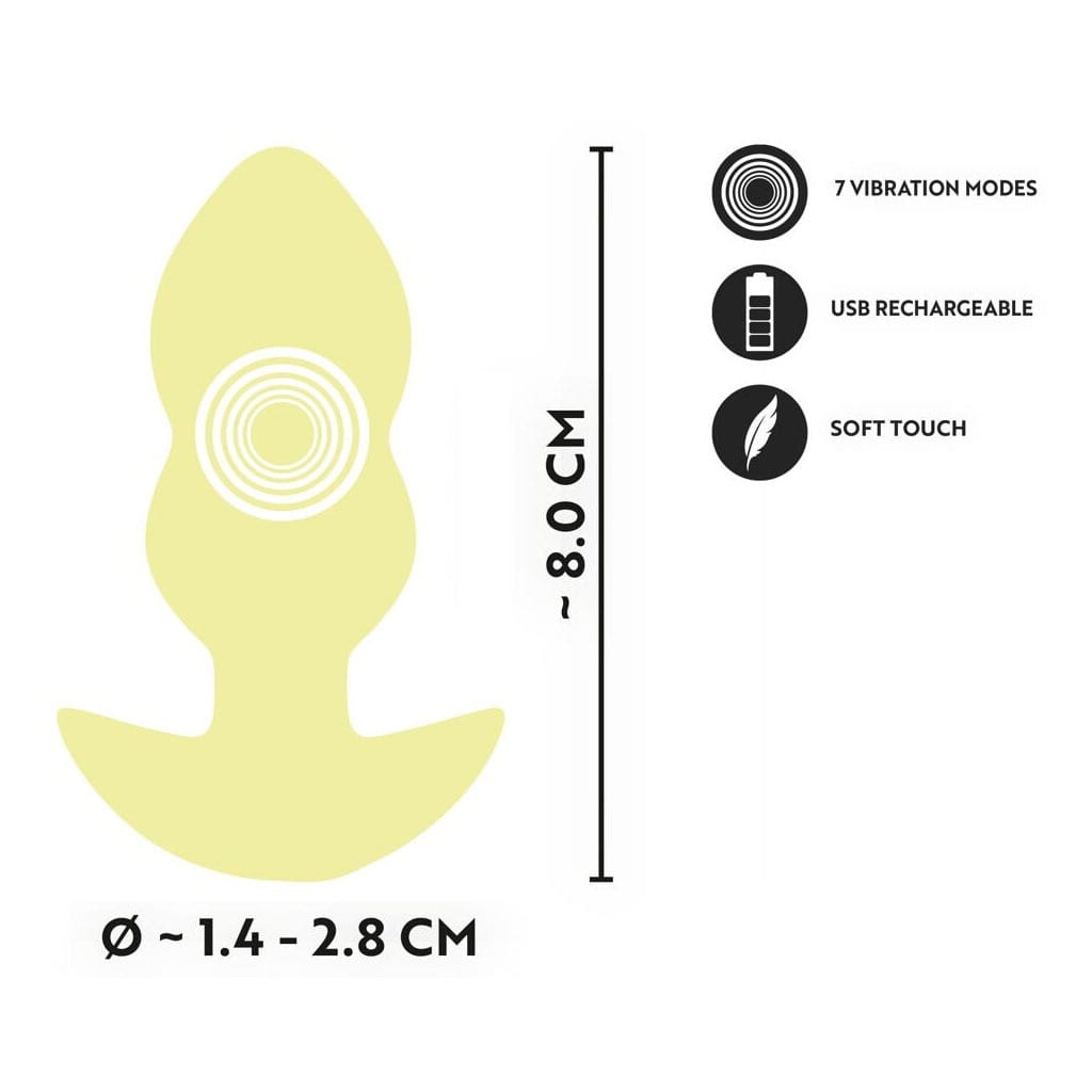 Cuties - Vibrerende Mini Buttplug Geel