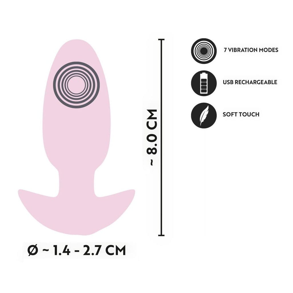 Cuties - Vibrerende Mini Buttplug Roze