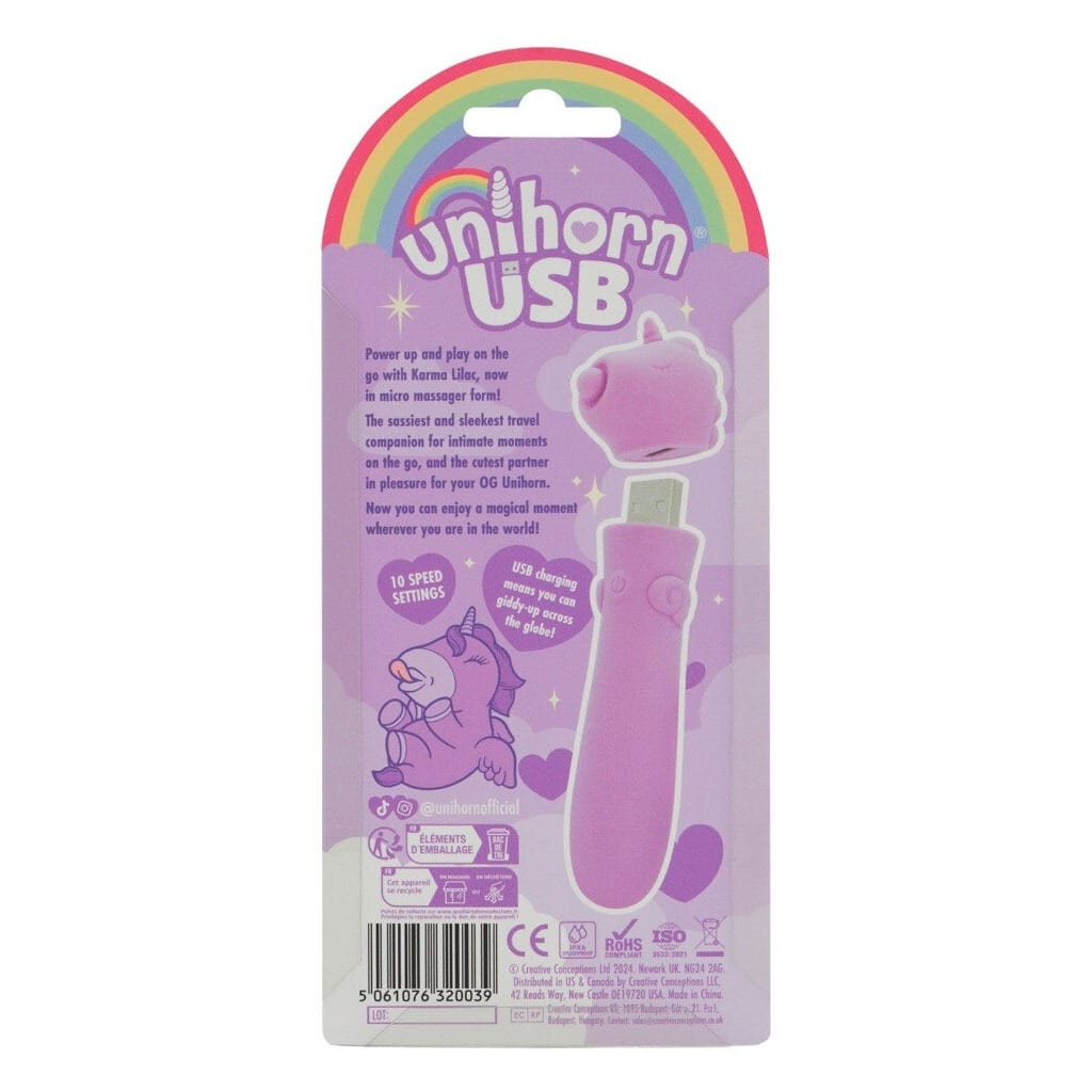 Unihorn - USB Bullet Vibrator Karma Lila