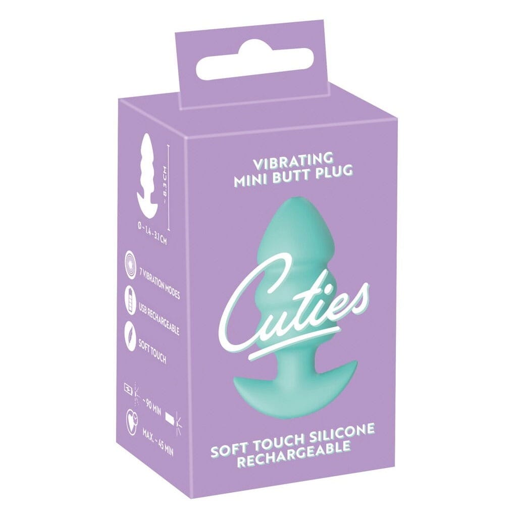 Cuties - Vibrerende Mini Buttplug Turquoise