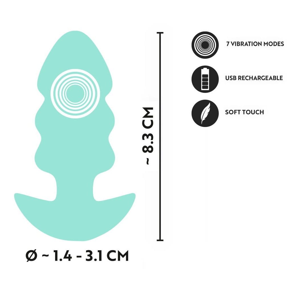 Cuties - Vibrerende Mini Buttplug Turquoise