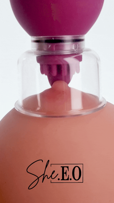 She.E.O - Roterende en Vibrerende Clitoris- en Tepelpomp