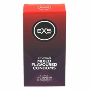 EXS MIXED flavored condooms smaakjes vegan