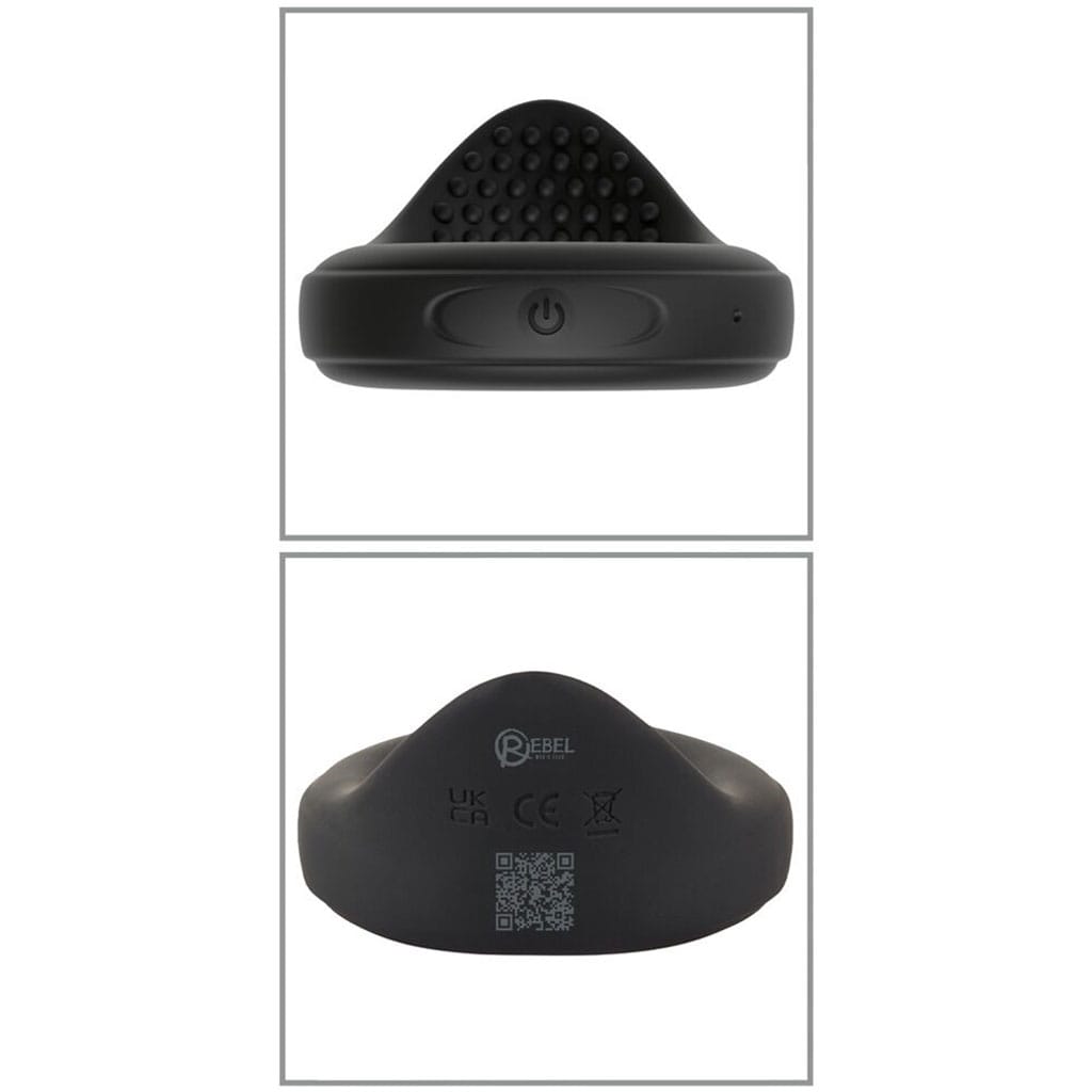 Rebel - Vibrerende Ballring Zwart