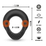 Rebel - Vibrerende Ballring Zwart