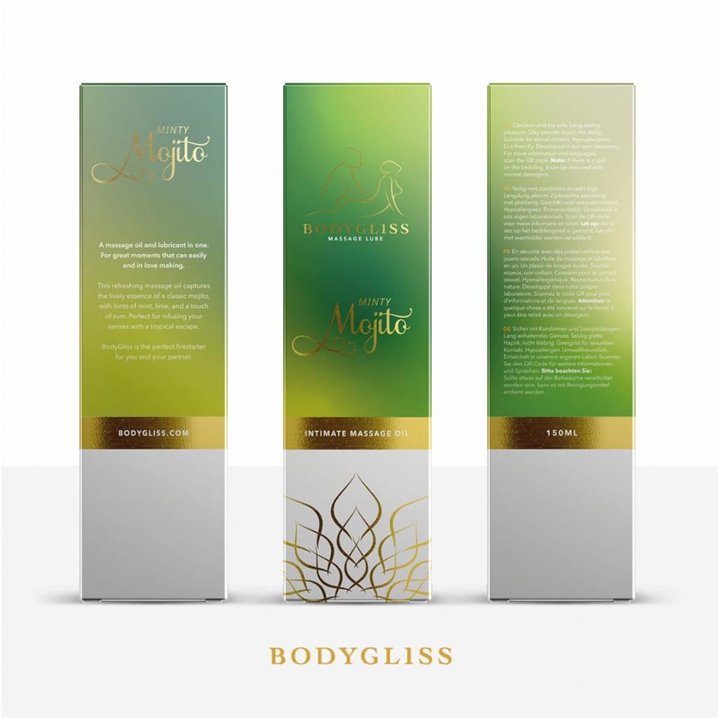 BodyGliss - Massage olie & Glijmiddel - Minty Moijto 150ML