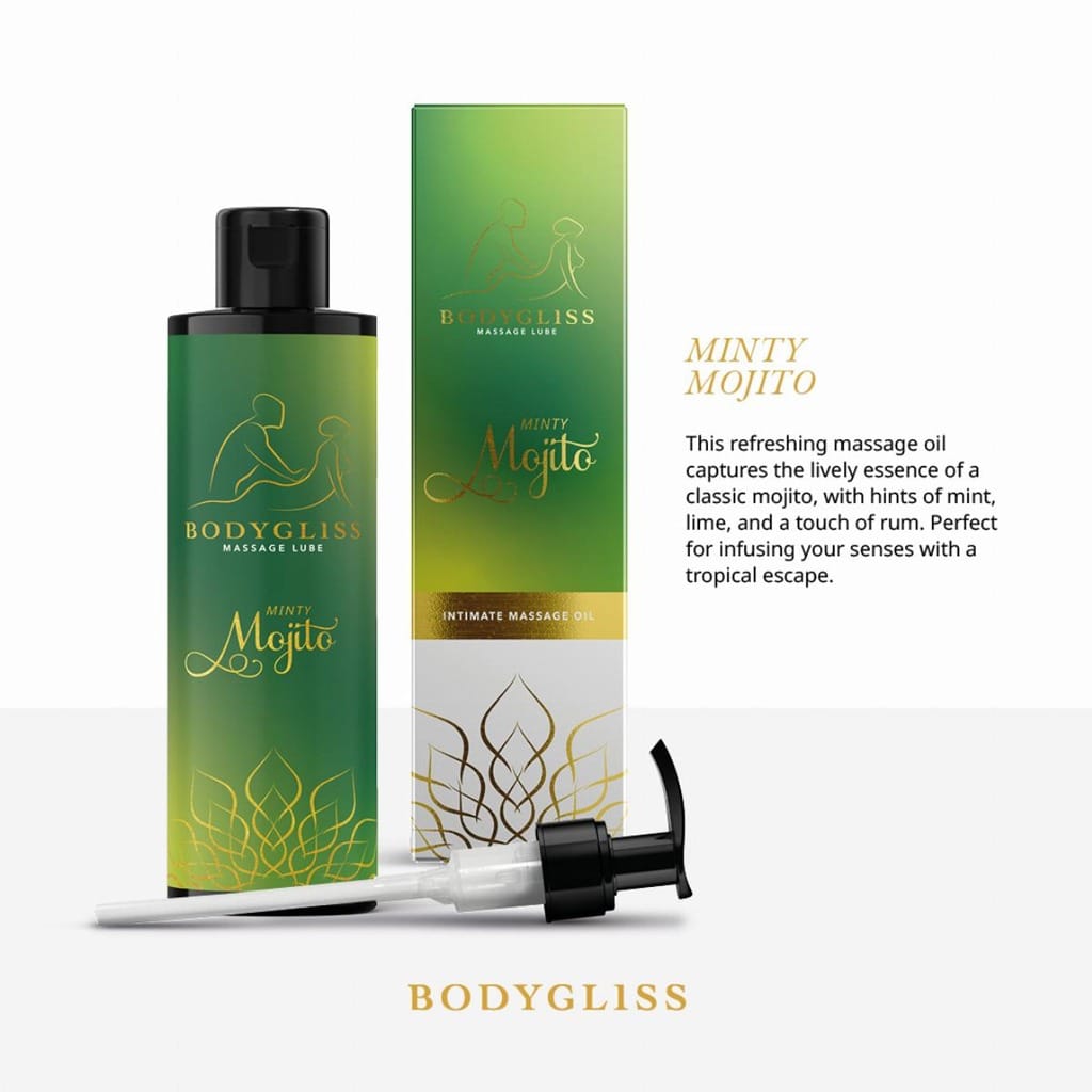 BodyGliss - Massage olie & Glijmiddel - Minty Moijto 150ML