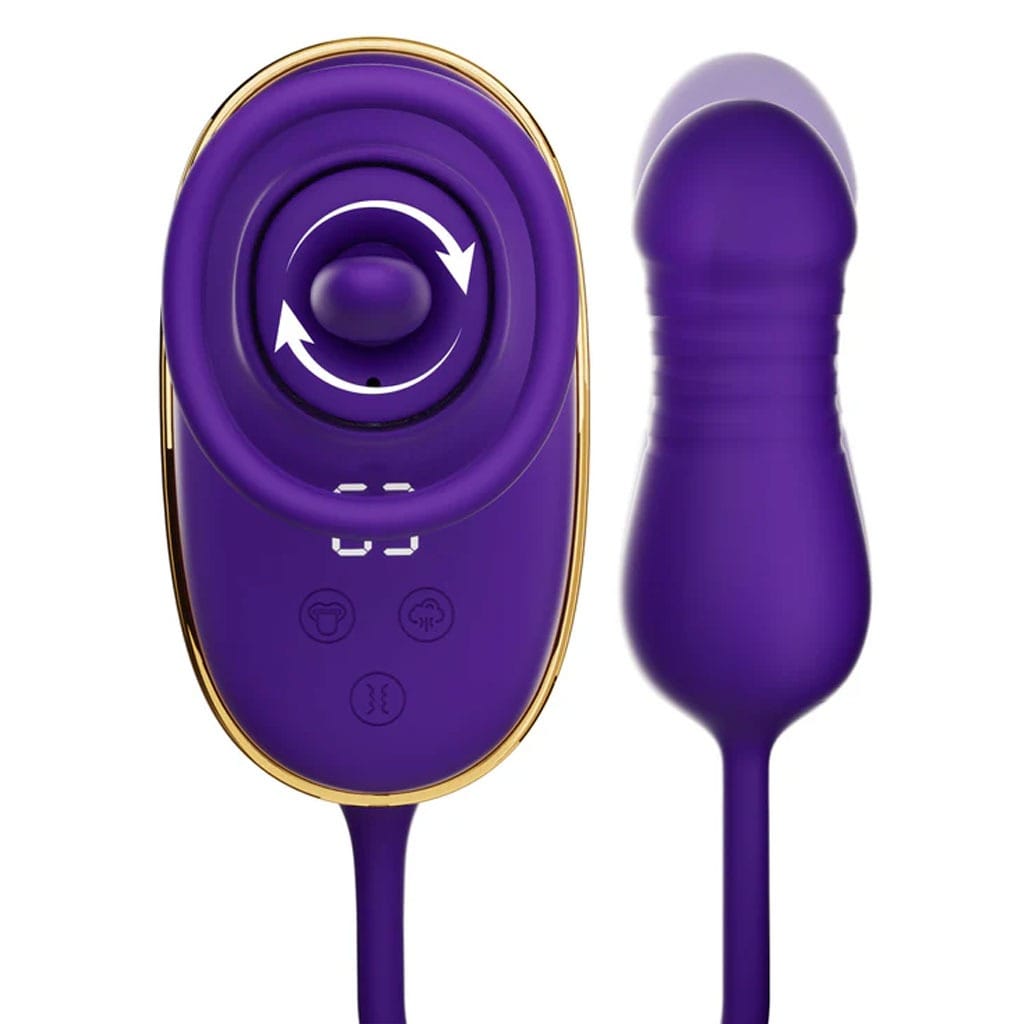 She.E.O - Likkende Clitoris Pomp met Stotende Anaal Plug