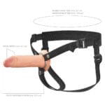 Fantasy X-Tensions - 6 Inch Siliconen Hollow Strap-On