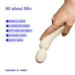 Dame - Min Mini Wand Vibrator Geel