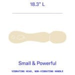 Dame - Min Mini Wand Vibrator Geel