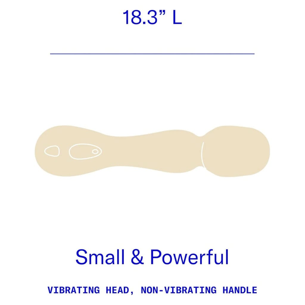 Dame - Min Mini Wand Vibrator Geel