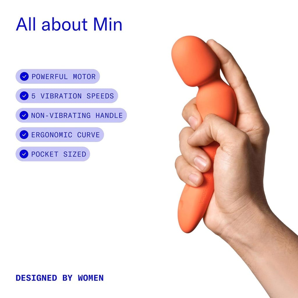 Dame - Min Mini Wand Vibrator Oranje