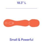 Dame - Min Mini Wand Vibrator Oranje