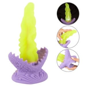 Beasty Cocks - Passion Plant Dildo met LED-verlichting
