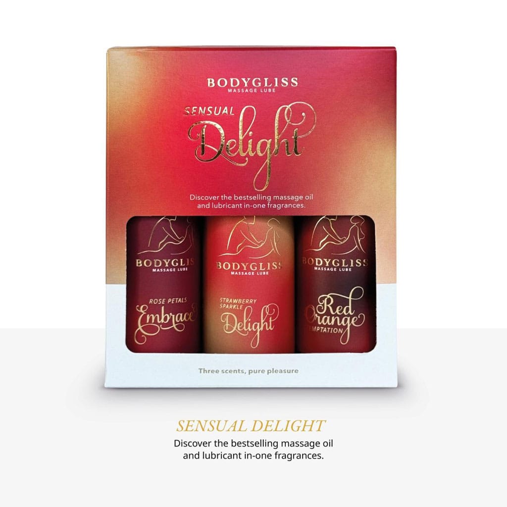 BodyGliss - Sensual Delight 3-pack - Travel Edition