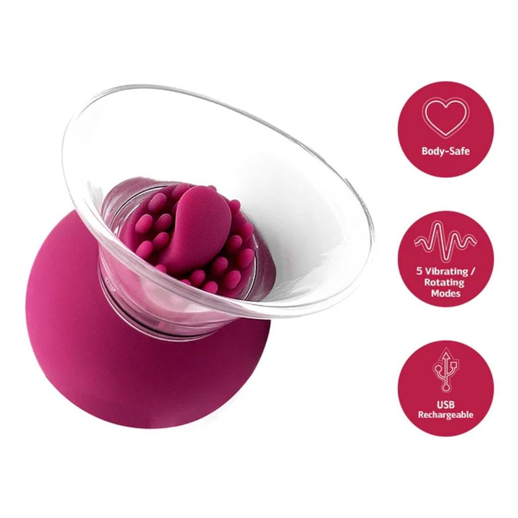 She.E.O - Roterende en Vibrerende Clitoris- en Tepelpomp