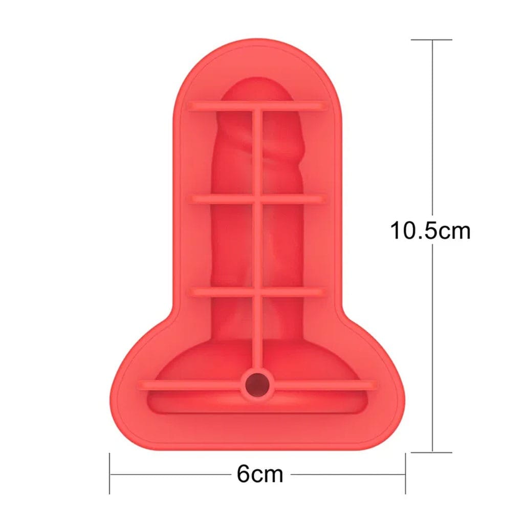 LoveToy - Siliconen IJsblokjesvorm Mini Penis