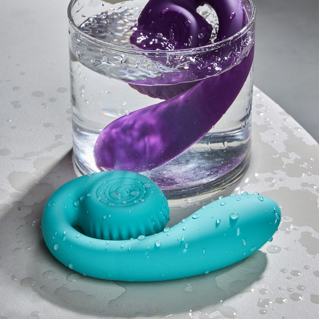 SVibe - Gizi Snail Dual G-Spot Vibrator - Turquoise