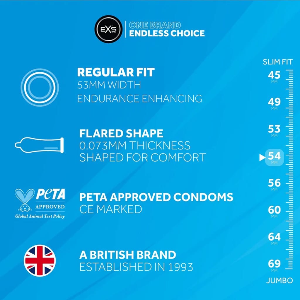 EXS Vegan Delay Endurance Condooms - 12 stuks