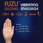 FUZU - Vibrerende Massagehandschoen Linkerhand - Medium