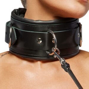 Zado - Leren Halsband met Riem