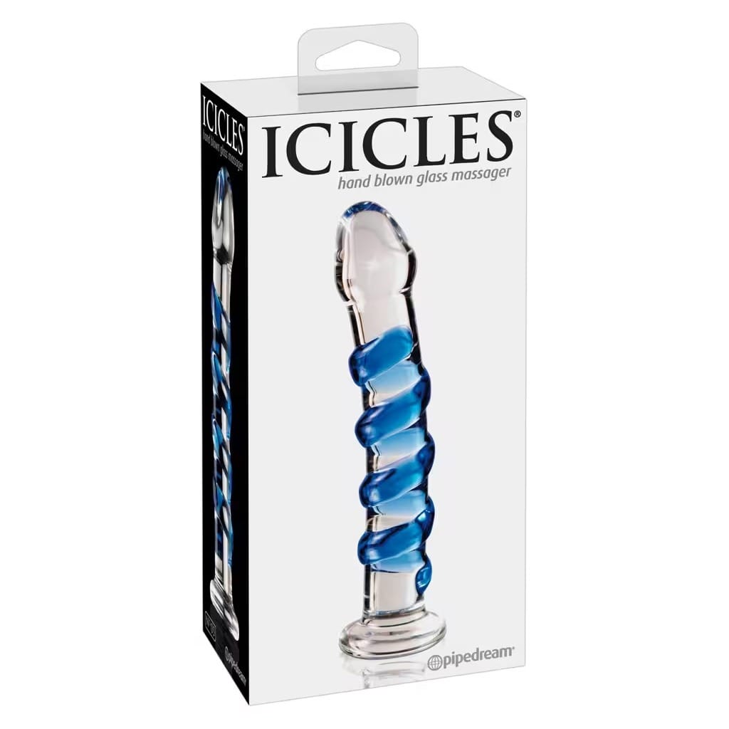 Icicles No. 05 - Glazen Dildo met Spiraal