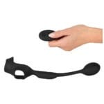 Rebel - Cock en Ballring met Afstandbedienbare Buttplug