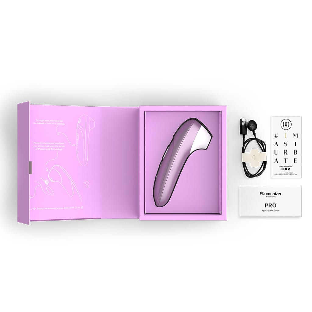 Womanizer Pro - Luchtdruk Vibrator Lila