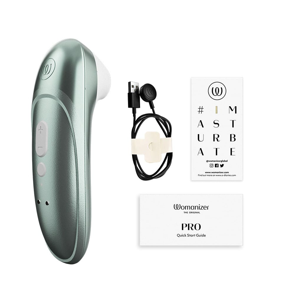 Womanizer Pro - Luchtdruk Vibrator Mint Groen