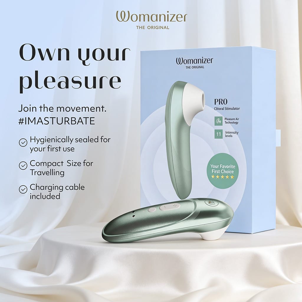 Womanizer Pro - Luchtdruk Vibrator Mint Groen