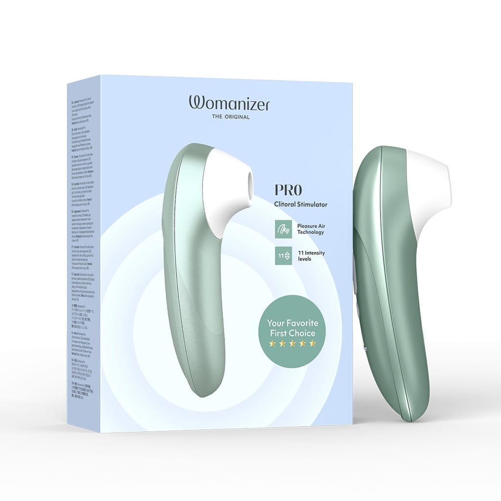Womanizer Pro - Luchtdruk Vibrator Mint Groen