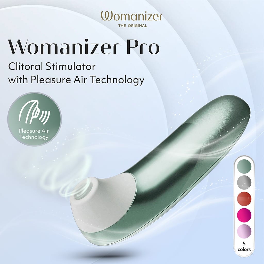 Womanizer Pro - Luchtdruk Vibrator Mint Groen