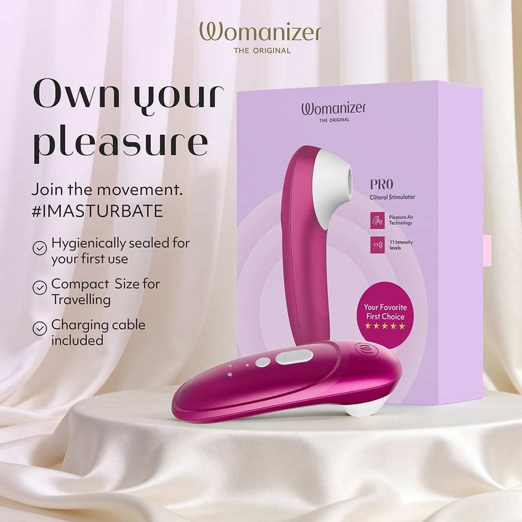 Womanizer Pro - Luchtdruk Vibrator Roze