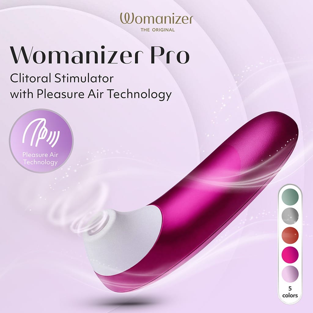 Womanizer Pro - Luchtdruk Vibrator Roze