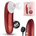 Womanizer Pro – Luchtdruk Vibrator Rood