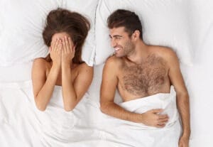 Klaarkomen uitstellen bij de man