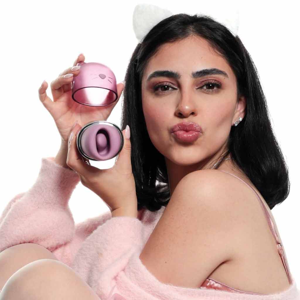 Svakom Klitty clitoris vibrator - met likken, zuigen en app bediening