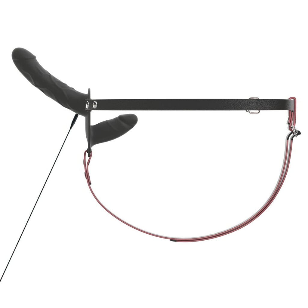You2Toys - Vibrerende Dubbele Strap-On met Afstandsbediening