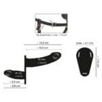 You2Toys - Vibrerende Dubbele Strap-On met Afstandsbediening