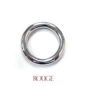 rouge metalen cockring rvs in meerder maten